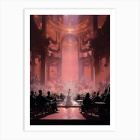 Dreamy Concert Scene 1 Art Print