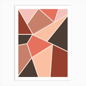 Abstract Geometric Pattern Art Print