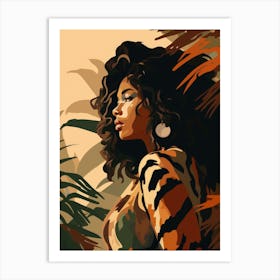 Afro Girl 1 Art Print