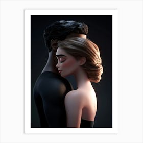 Couple In Love 1 Art Print