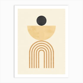 Geometric architectural shapes 9 Art Print