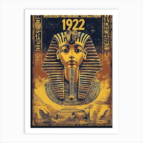 Aihrgdesign A Vintage Poster Celebrating The Discovery Of Tut 314a804f 9476 4d48 9f4e 239665998d1a 2 Art Print