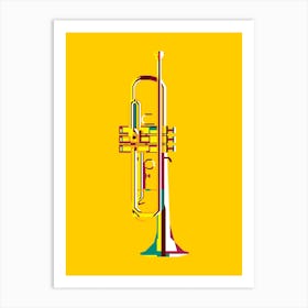 Trumpet for Trumpeters Pop Art Illustration Art Print