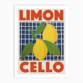 Lemon Cello Art Print