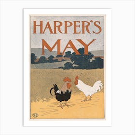 Harper's May, Edward Penfield 2 Art Print