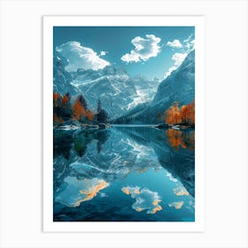 Autumn In The Mountains 5 Art Print