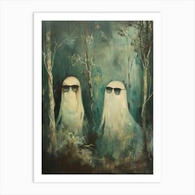 Ghosts In The Woods 4 Art Print