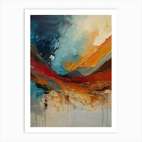 Abstract Landscape Painting 5 Art Print