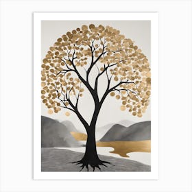 Tree Of Gold Art Print