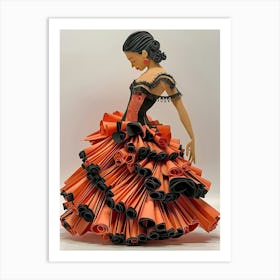 Flamenco Dancer 1 Art Print