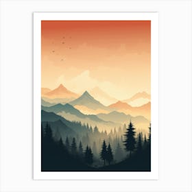 Landscape Painting 1 Art Print