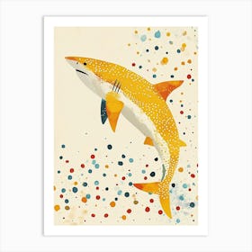 Yellow Shark 3 Art Print