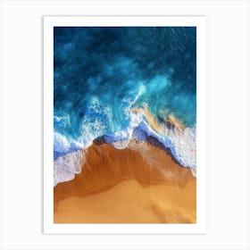 Aerial View Of A Beach 103 Art Print