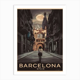 Barcelona Art Print