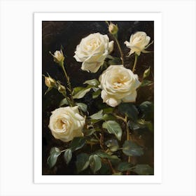 White Roses 3 Art Print