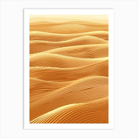 Desert Sand Art Print