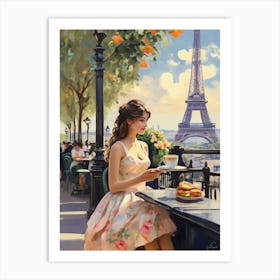 Paris Cafe 4 30x40in 9000x12000px 53 Art Print