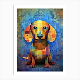 Dachshund Canvas Print Art Print