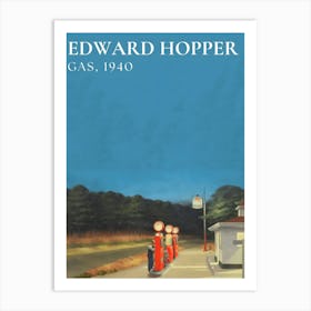 Edward Hopper Gas, 1920 Art Print