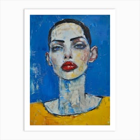 Portrait Of A Woman 605 Art Print