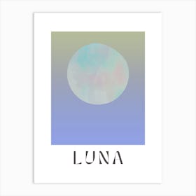 Luna I Art Print