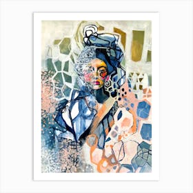 Abstract Of A Woman 1 Art Print