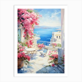 Riviera Mediterranean Hotel Art Print Art Print