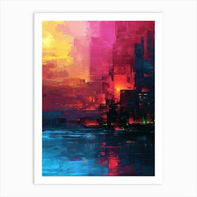 Dotted Dreams | Pixel Art Series Art Print