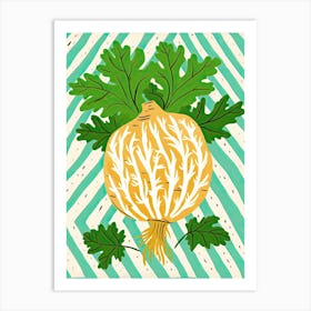 Celeriac Summer Illustration 5 Art Print