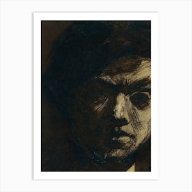 Self–Portrait Of The Painter Jan Toorop (1880), Jan Toorop Art Print