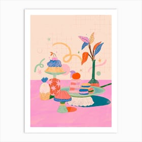 Color Breakfast Art Print