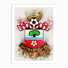 Southampton Fc Painting Art Print