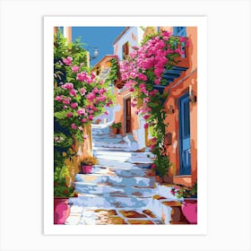 Greece Painting 15 Art Print