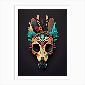 Animal Skull 6 Mexican Art Print