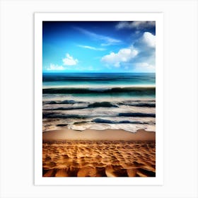 Sand On The Beach Art Print