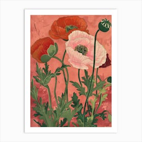 Poppies 51 Art Print