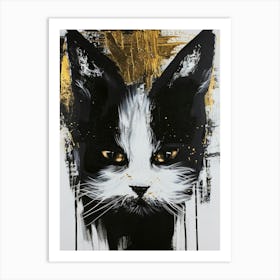 Black Cat 70 Art Print