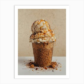 Ice Cream In A Cup 1 Art Print