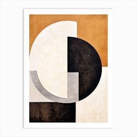 Hildesheim Harmony, Geometric Bauhaus Art Print