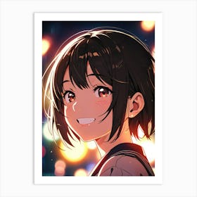 Anime Girl 1 Art Print