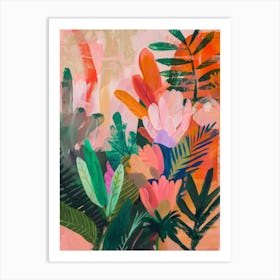 Tropical Blooms Art Print
