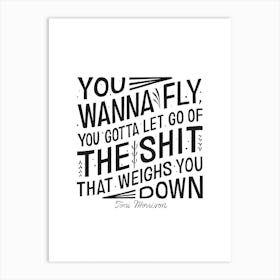 Toni Morrison Fly Art Print