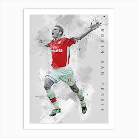 Robin Van Persie Arsenal Fc Premier League Art Print