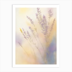 Lavender Flowers Art Print