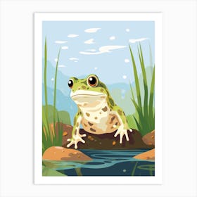 Baby Animal Illustration  Frog 2 Art Print