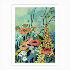 Wild Flowersb Art Print