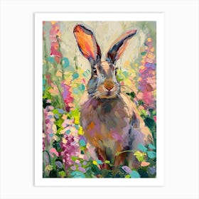 Rhinelander Rabbit Painting 4 Art Print