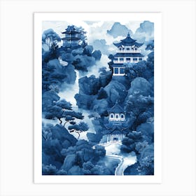 Fantastic Chinese Landscape 24 Art Print