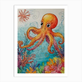 Octopus 67 Art Print