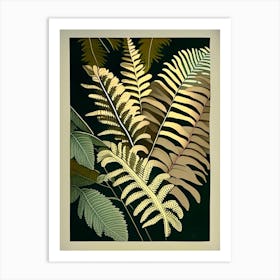 Leatherleaf Fern Rousseau Inspired Art Print